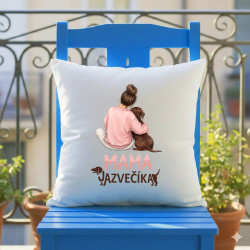 Vankúš Mama jazvečíka - pre milovníčky jazvečíkov
