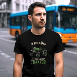 Pánske tričko Ja nechrápem ale snívam že som traktor