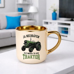 Elegantný hrnček Ja nechrápem ale snívam že som traktor
