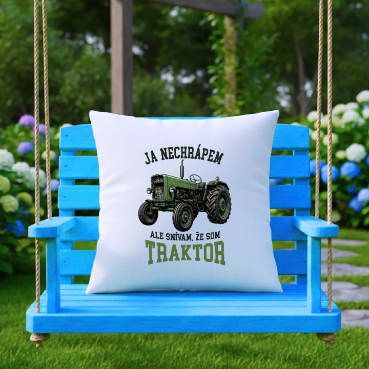 Vankúš Ja nechrápem ale snívam že som traktor