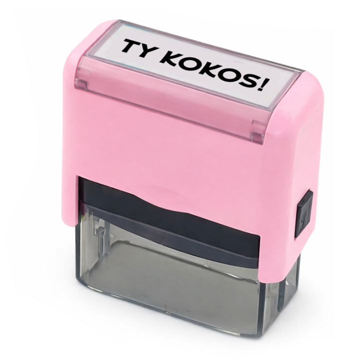 Ty kokos! - pečiatka s gravírovaním