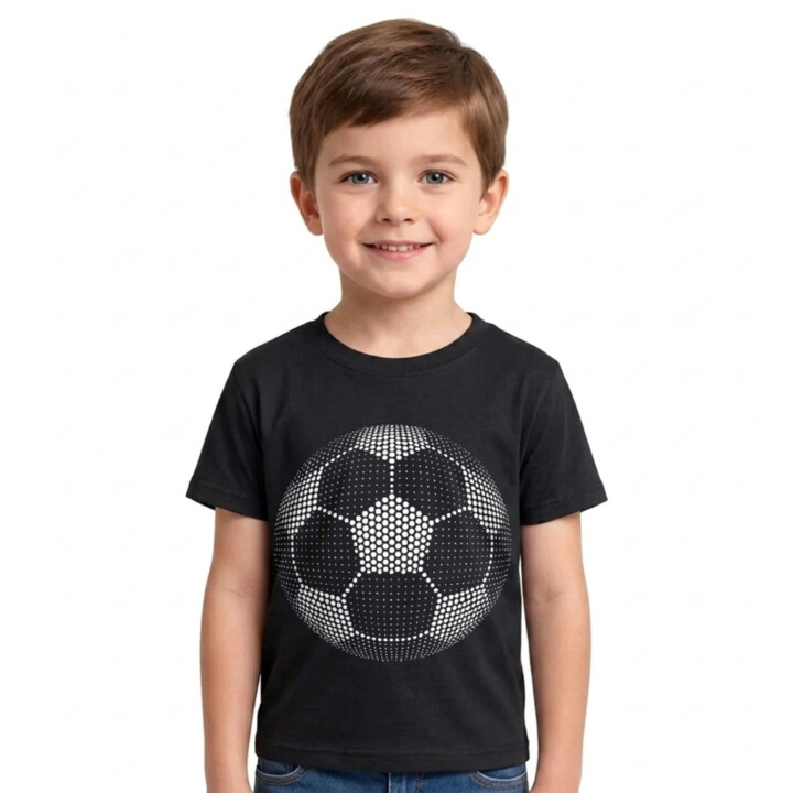 Futbalová lopta z bodiek - deň bodky - detské tričko s potlačou