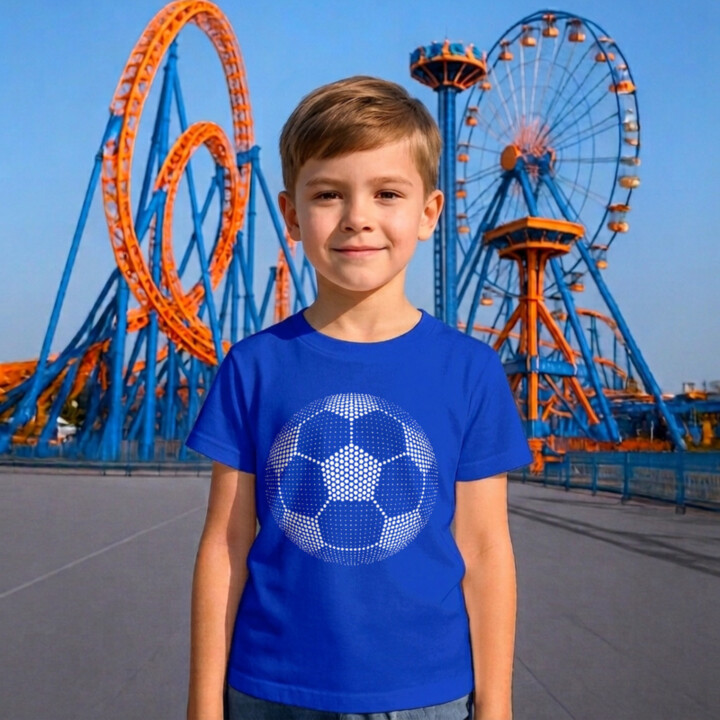Futbalová lopta z bodiek - deň bodky - detské tričko s potlačou