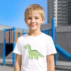 Dinosaurus z bodiek - deň bodky - detské tričko s potlačou