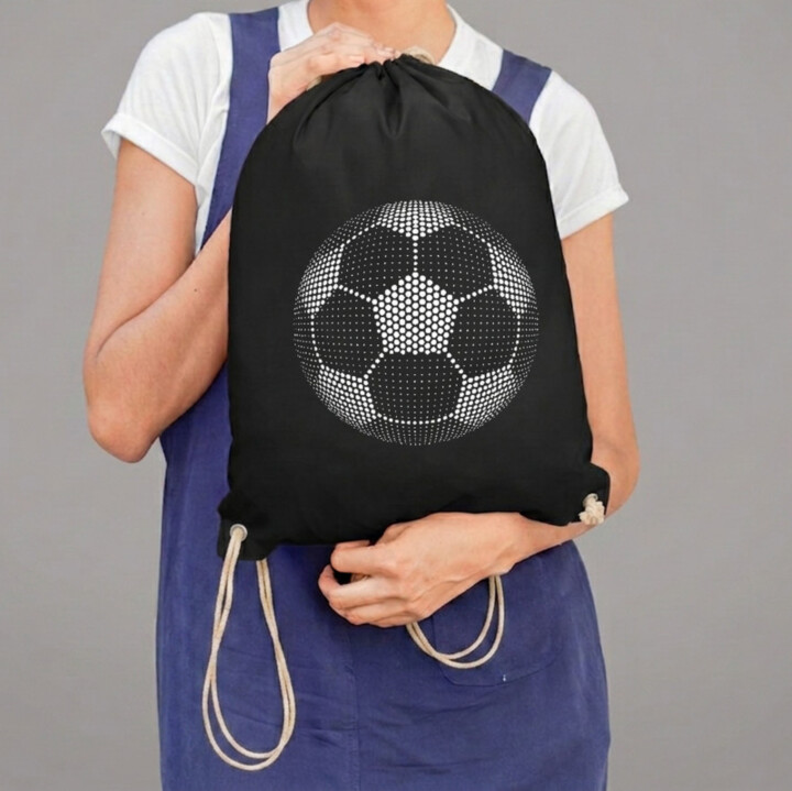 Futbalová lopta z bodiek - deň bodky - vak na chrbát s potlačou