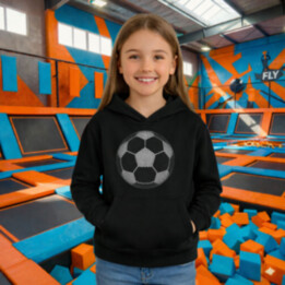 Futbalová lopta z bodiek - deň bodky - detská mikina s potlačou