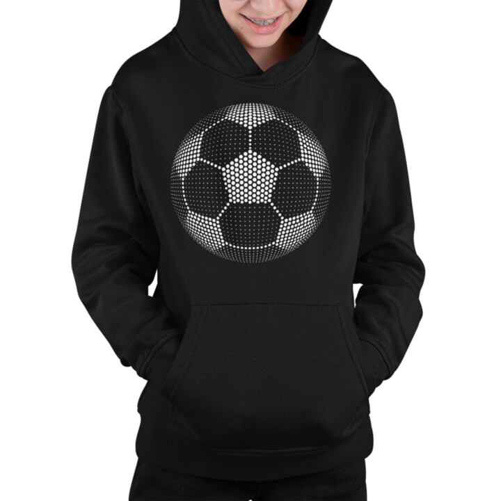 Futbalová lopta z bodiek - deň bodky - detská mikina s potlačou