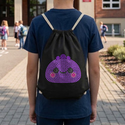 Squishy z bodiek - deň bodky - vak na chrbát s potlačou