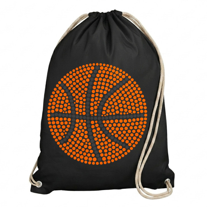 Basketbalová lopta z bodiek - deň bodky - vak na chrbát s potlačou