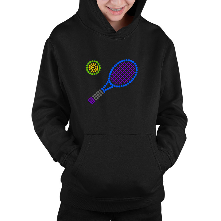 Tenis z bodiek - deň bodky - detská mikina s potlačou