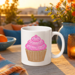 Muffin z bodiek - deň bodky - keramický hrnček s potlačou