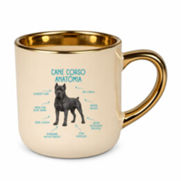 Anatómia cane corso - elegantný hrnček na darček