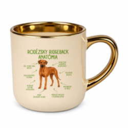 Anatómia rodézskeho ridgebacka - elegantný hrnček na darček