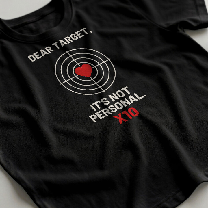 Dear target, it's not personal - pánske tričko pre strelca