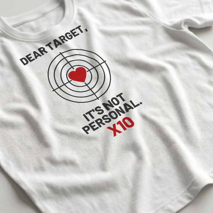 Dear target, it's not personal - pánske tričko pre strelca