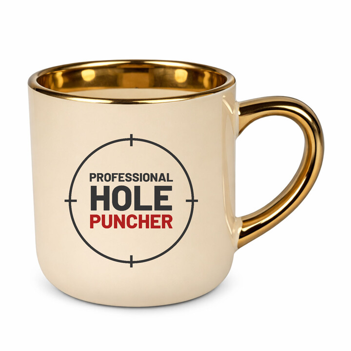 Professional hole puncher - elegantný hrnček pre strelca