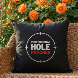 Professional hole puncher - čierny vankúš pre strelca
