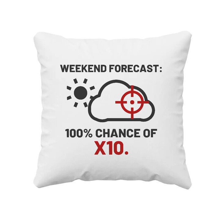 Weekend forecast: 100% chance of X10 - vankúš pre strelca
