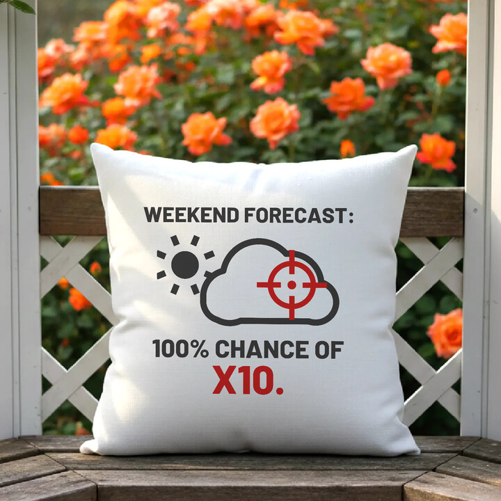 Weekend forecast: 100% chance of X10 - vankúš pre strelca