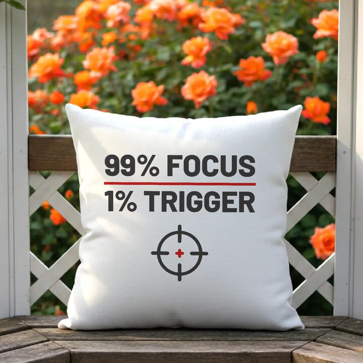 99% focus, 1% trigger - vankúš pre strelca