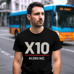 X10 alebo nič - pánske tričko pre strelca