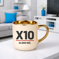 X10 alebo nič - elegantný hrnček pre strelca