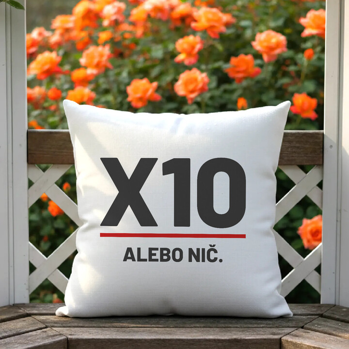 X10 alebo nič - vankúš pre strelca