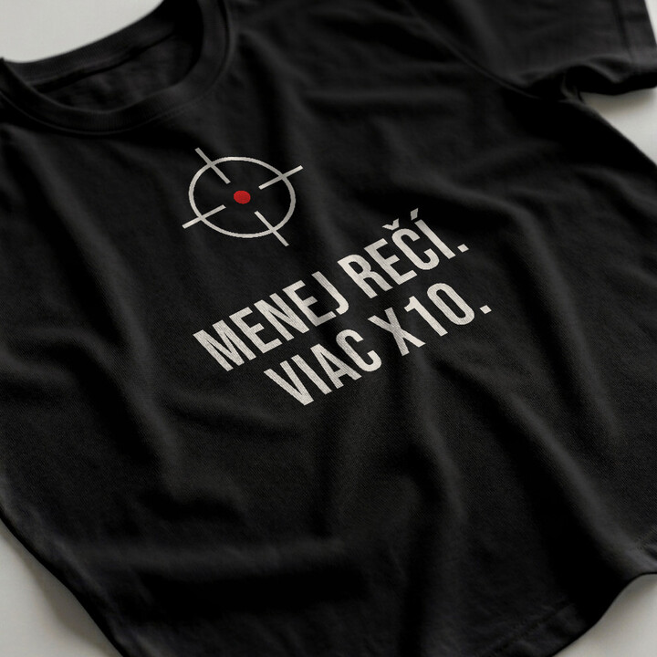 Menej rečí, viac X10 - pánske tričko pre strelca