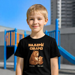 Najlepší chlapci - medvede s menami - detské tričko s potlačou - personalizovaný produkt