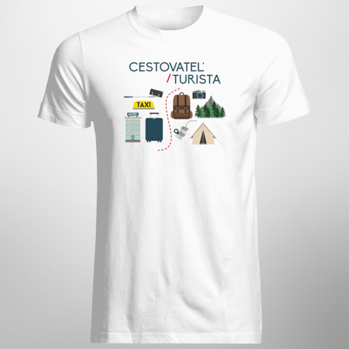 Cestovateľ / Turista - pánske tričko s potlačou