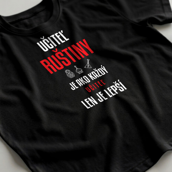 Učiteľ ruštiny je ako každý učiteľ, len je lepší - pánske tričko s potlačou
