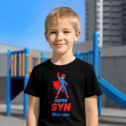 Super syn s menom - superhrdina - detské tričko s potlačou - personalizovaný produkt