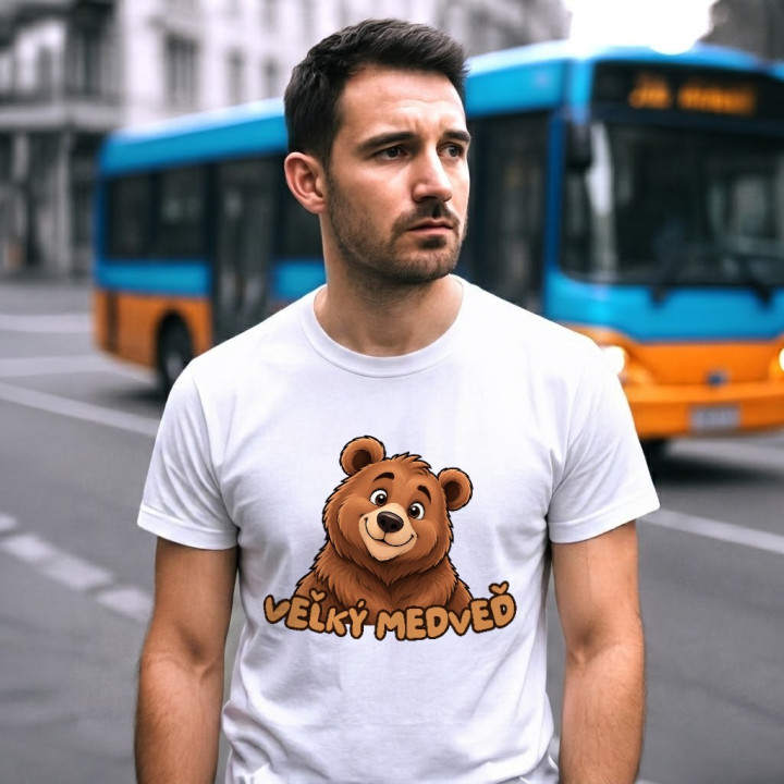 Veľký medveď - pánske tričko s potlačou