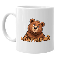 Veľký medveď - keramický hrnček s potlačou