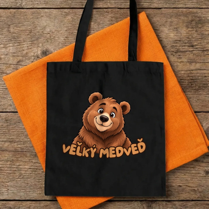 Veľký medveď - bavlnená taška s potlačou