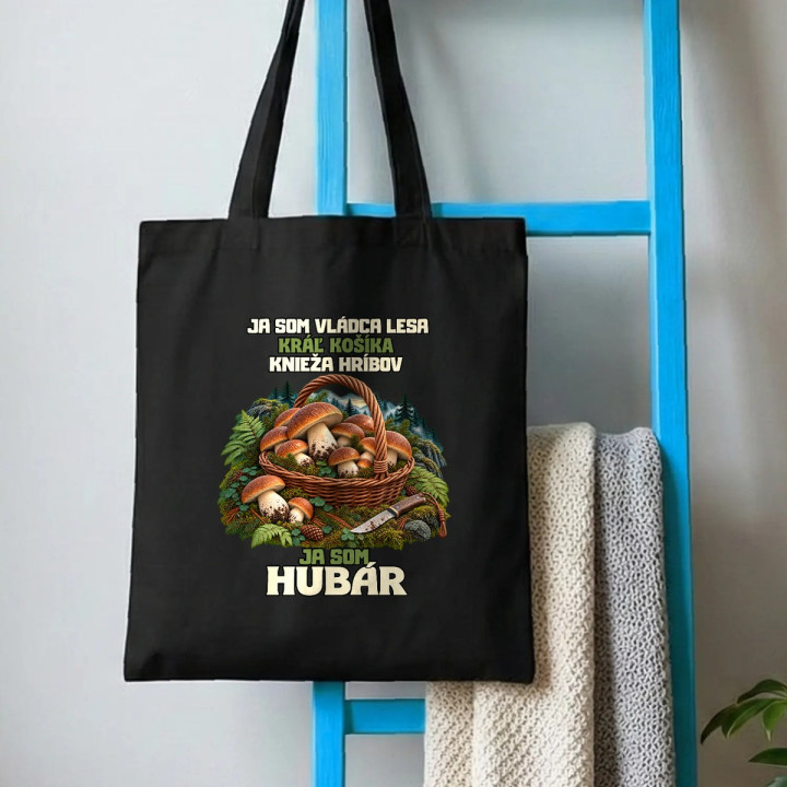 Ja som hubár - bavlnená taška s potlačou