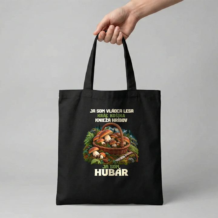 Ja som hubár - bavlnená taška s potlačou