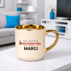 Najlepšia dôchodkyňa sa rodí v marci - elegantný hrnček na darček