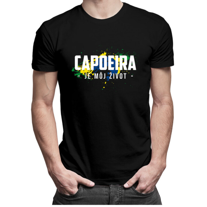Capoeira je môj život - Pánske tričko s potlačou