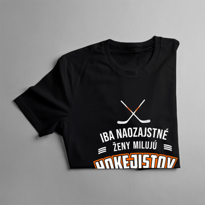 Iba naozajstné ženy milujú hokejistov - Dámske tričko s potlačou