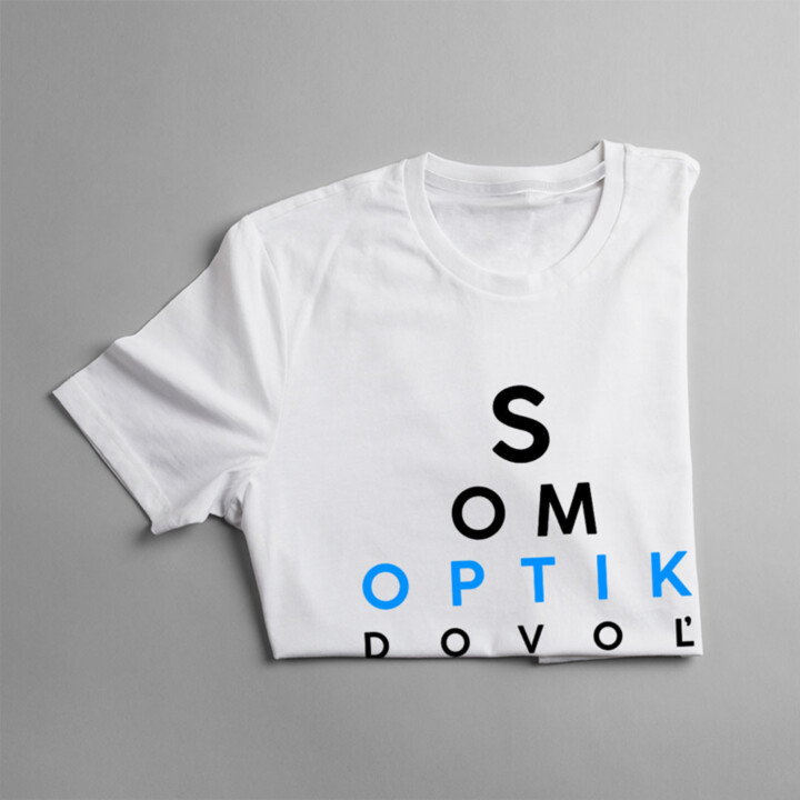 Som optik, dovoľ mi to urobiť - pánske tričko s potlačou