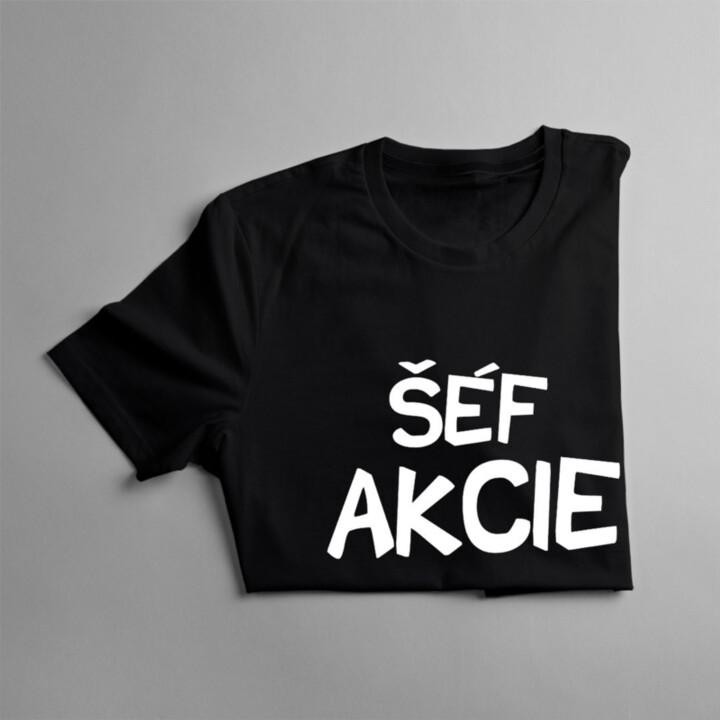 Šéf akcie - pánske tričko s potlačou