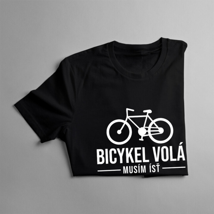 Bicykel volá - musím ísť - Pánske tričko s potlačou
