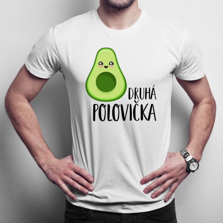 Druhá polovička v1 - Pánske tričko s potlačou