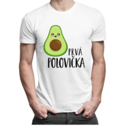 Prvá polovička v1 - Pánske tričko s potlačou
