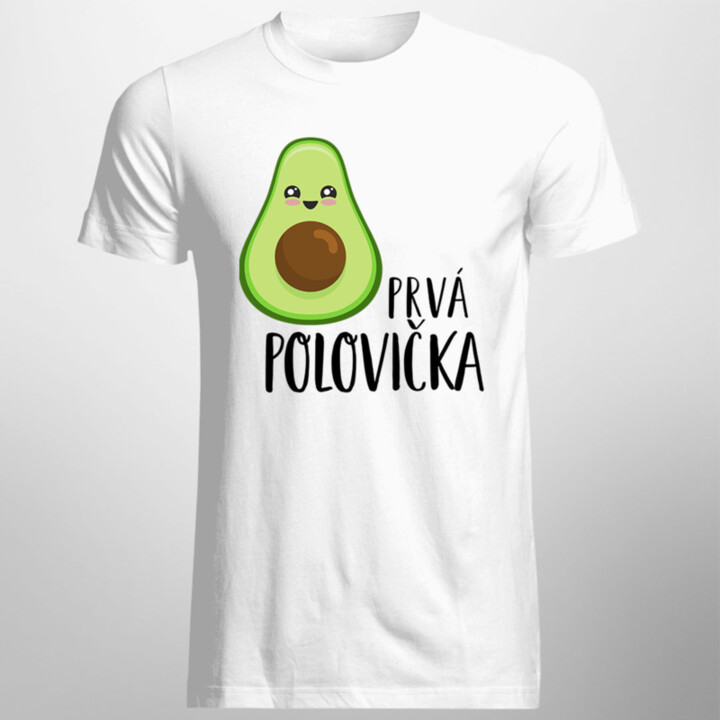 Prvá polovička v1 - Pánske tričko s potlačou