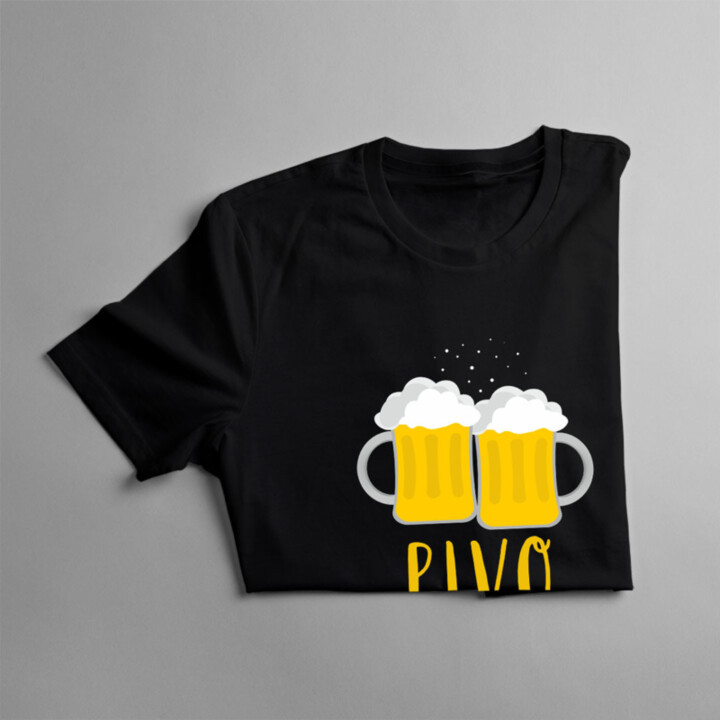 Pivo sa nepije, ale konzumuje - pánske  tričko s potlačou