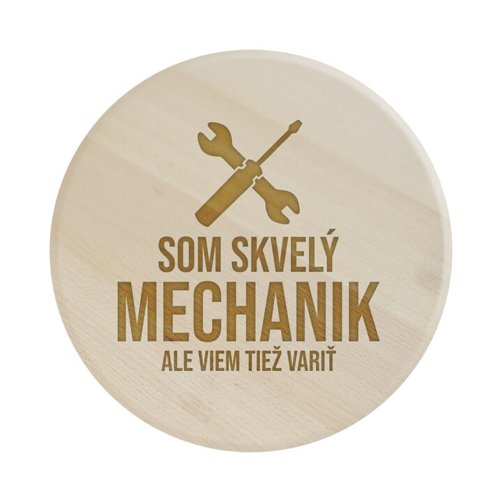 Som skvelý mechanik, ale viem tiež variť -  servírovacia otočná doska -  servírovacia otočná doska