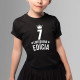 7 rokov Limitovaná edícia - detské tričko s potlačou - darček k narodeninám