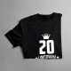 20 rokov Limitovaná edícia - pánske tričko s potlačou - darček k narodeninám
